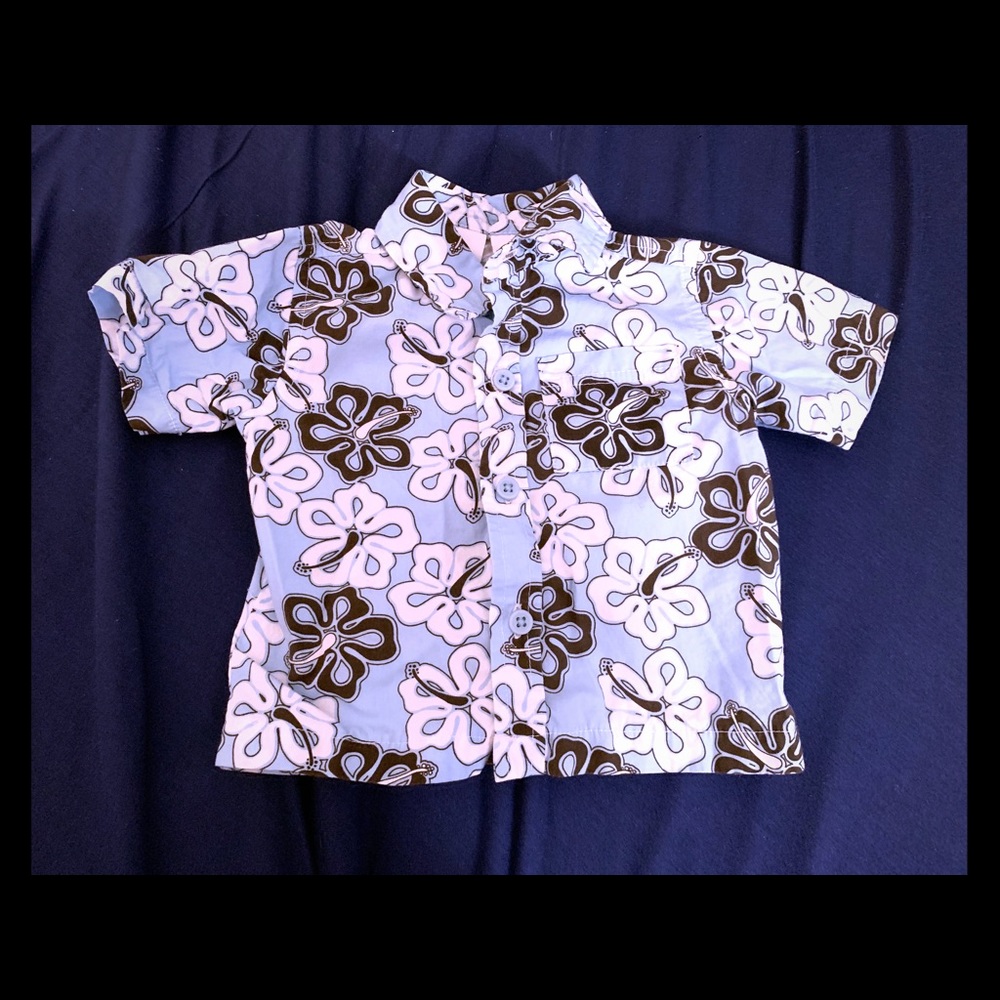 miniwear Hawaiian Print Shirt
